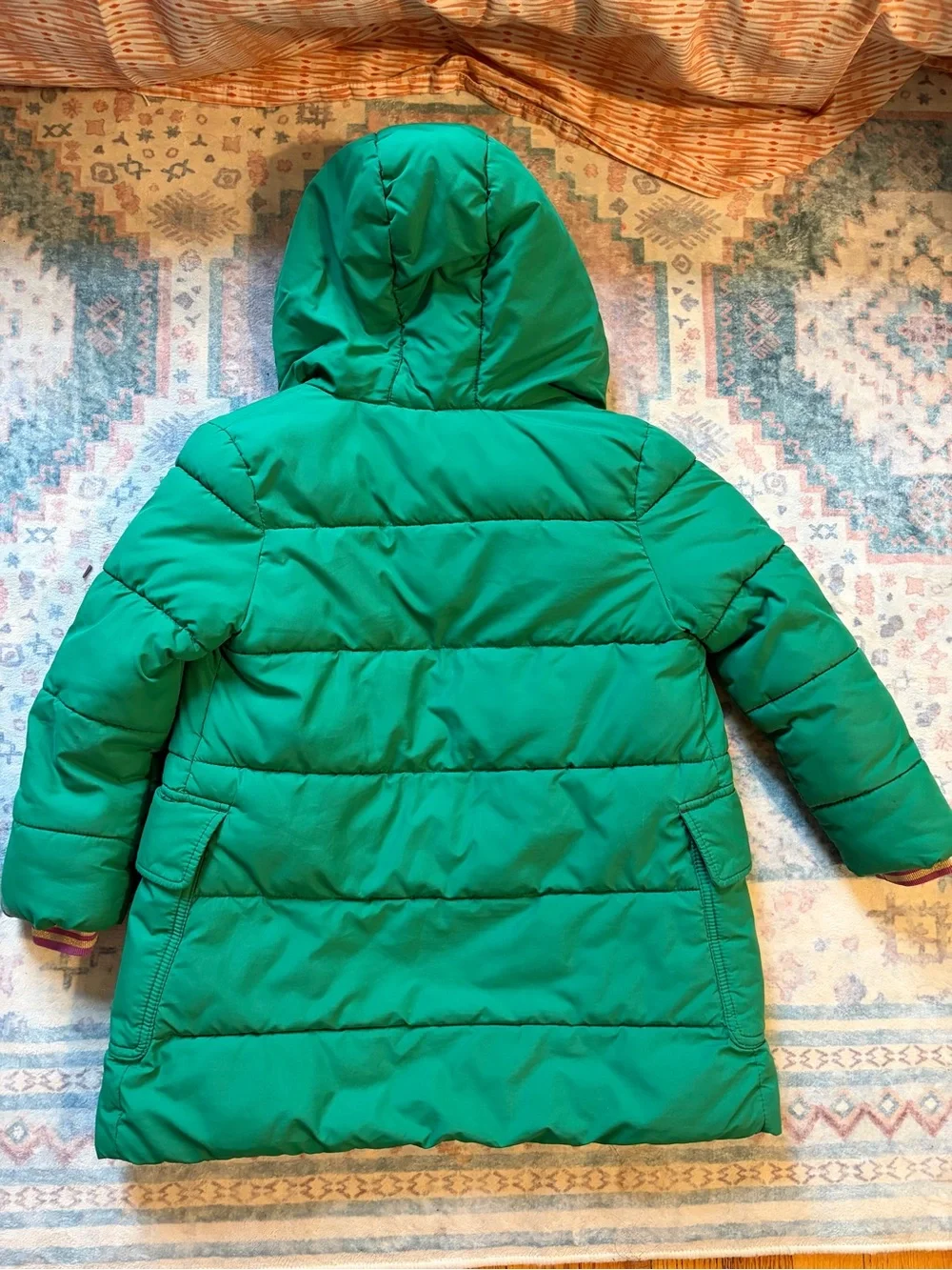 Boden Green Kids' Longline coat Puffer 6/7